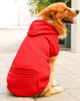 Warm Dog Hoodies for Medium-Large Dogs