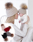 Mother & Baby Knit Hat