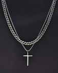 Vnox Mens Cross Necklaces