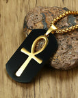 Removable Ankh Cross Necklace