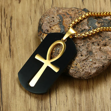 Removable Ankh Cross Necklace