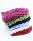 Winter Knitted Women's Ponytail Hats