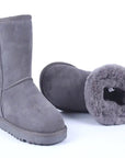 Genuine Cowhide Winter Boots