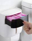 Multipurpose Wall Mounted Toilet Paper Dispenser