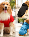 Warm Dog Hoodies for Medium-Large Dogs