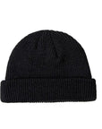 Unisex Winter Ribbed Knitted Cuffed Short Melon Cap