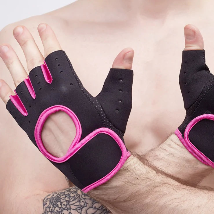 Anti-Slip Weightlifting Half Finger Fitness Glove