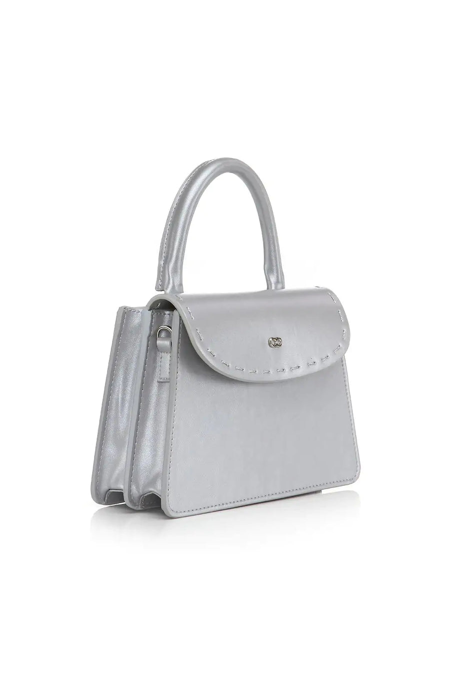 Case Look Women's Silver Mini Bag Megan 03