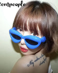 Cat Eye Sunglasses Sexy Lip-Shaped