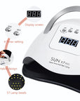 220W Nail Dryer LED Lamp UV Light Polish Gel Curing Machine Electric Manicure