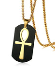 Removable Ankh Cross Necklace