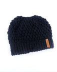 Winter Knitted Women's Ponytail Hats