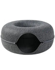 Donut Cat Bed Pet Cat Tunnel Interactive Game Toy