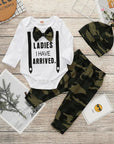 Cute 3PCS Set Newborn Baby Boy Clothes