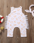 Newborn Baby Girl Sleeveless Clothes