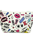 Makeup Bag Rocking In White