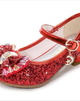 Glitter High Heel Kids Shoes