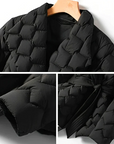 Women Silk Puffer Coat