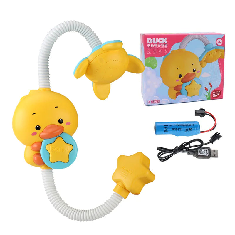 Electric Duck Bath Toy with Water Spray