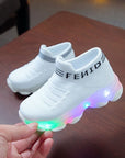 LED Luminous Mesh Sneakers for Kids