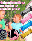 21 Holes Large Kids Gatling Bubble Gun Toys