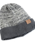 Two-Tone Winter Knitted Beanie