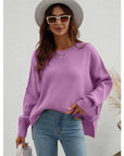 Women's Long Sleeve Crew Neck Sweater