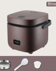 Mini Multi-Function Rice Cooker with Non-Stick Pot - Porridge and Soup Maker, EU Plug