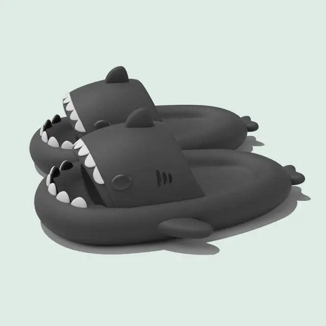 Fashion Panda Print Shark Slippers Summer