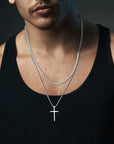 Vnox Mens Cross Necklaces