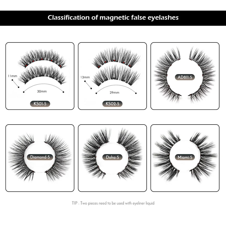 Magnetic Eyelashes Extension Kit