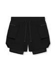 Fitness Cargo Shorts Set