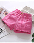 New Western Style Girls Denim Shorts