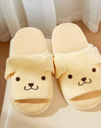 Sanrio Slippers with Moving Ears – Kuromi & Cinnamoroll, Anti-Slip