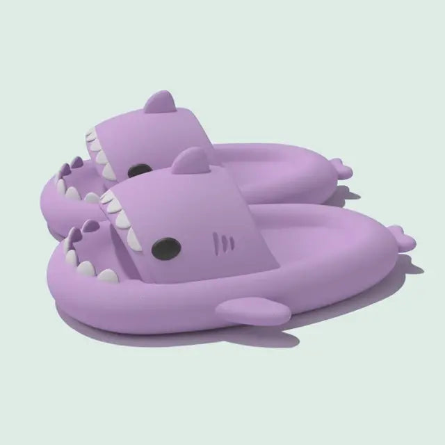 Fashion Panda Print Shark Slippers Summer