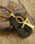 Removable Ankh Cross Necklace