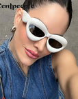 Cat Eye Sunglasses Sexy Lip-Shaped