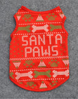 Cotton Christmas Pet Clothes