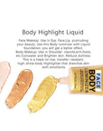 3 Colors Body Shimmer Concealer Makeup