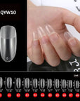 120Pcs Fake Nails Gel X Coffin