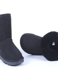 Genuine Cowhide Winter Boots