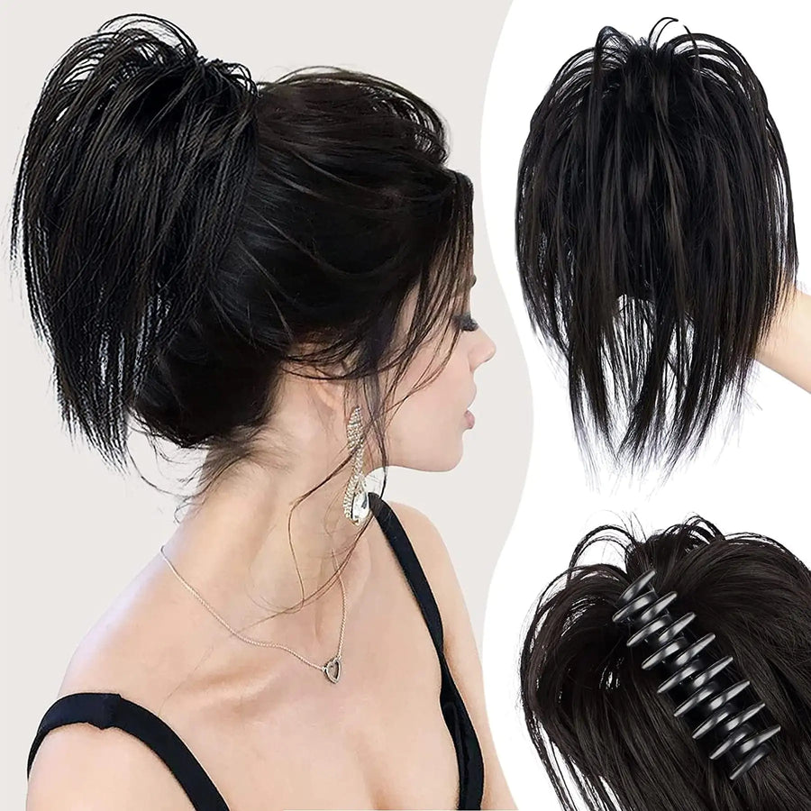 Messy Ponytail Clip Extension