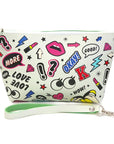 Makeup Bag Rocking In White