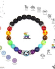 Chakra Constellation Bracelet Crystal Jewelry