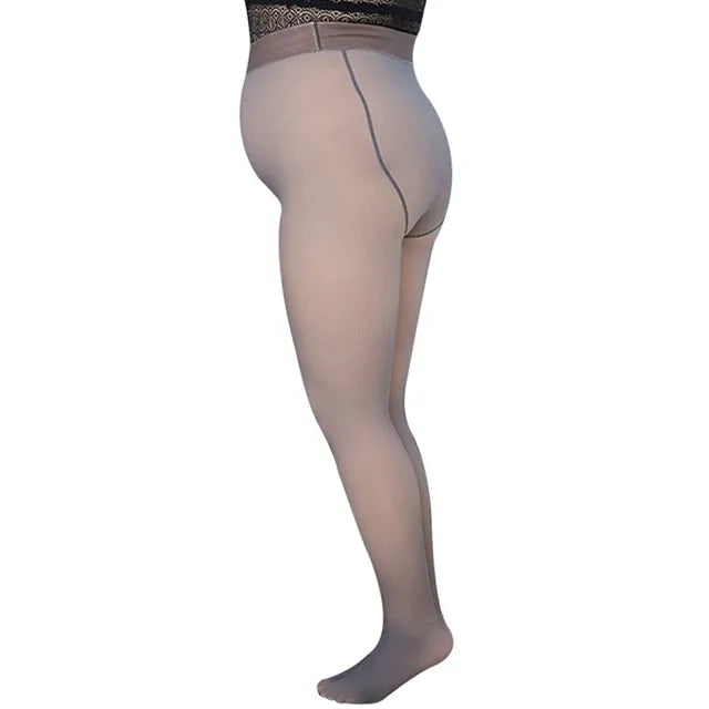 Winter Fake Translucent Leggings