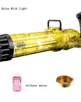 Large Gatling Bubble Gun Kids Toys