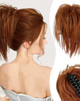 Messy Ponytail Clip Extension