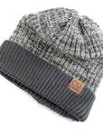 Two-Tone Winter Knitted Beanie