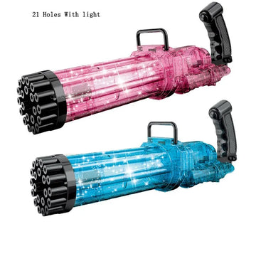 Large Gatling Bubble Gun Kids Toys