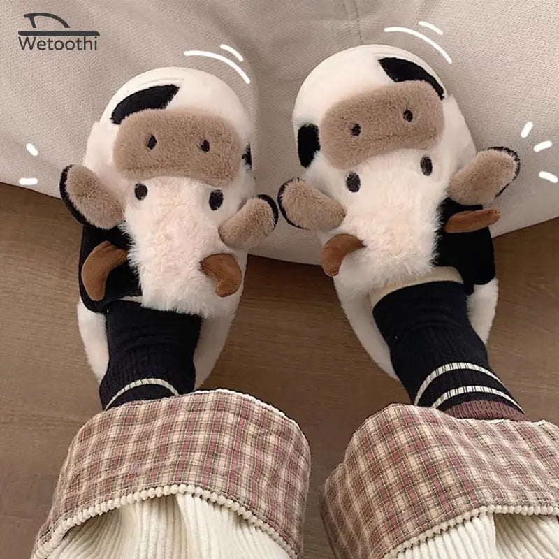 Cute Fluffy Winter Slippers